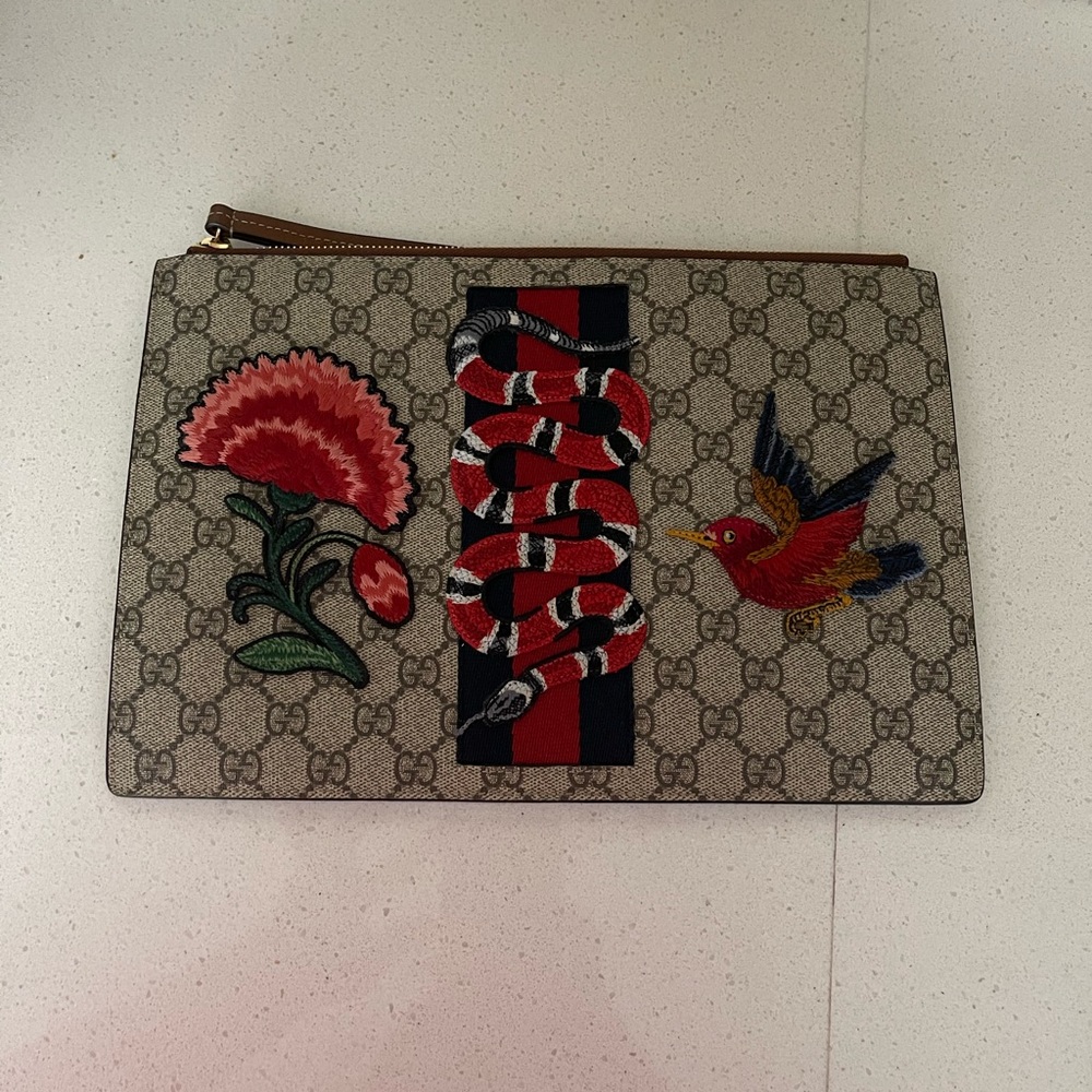 Gucci Supreme web pouch - Picture 3 of 3